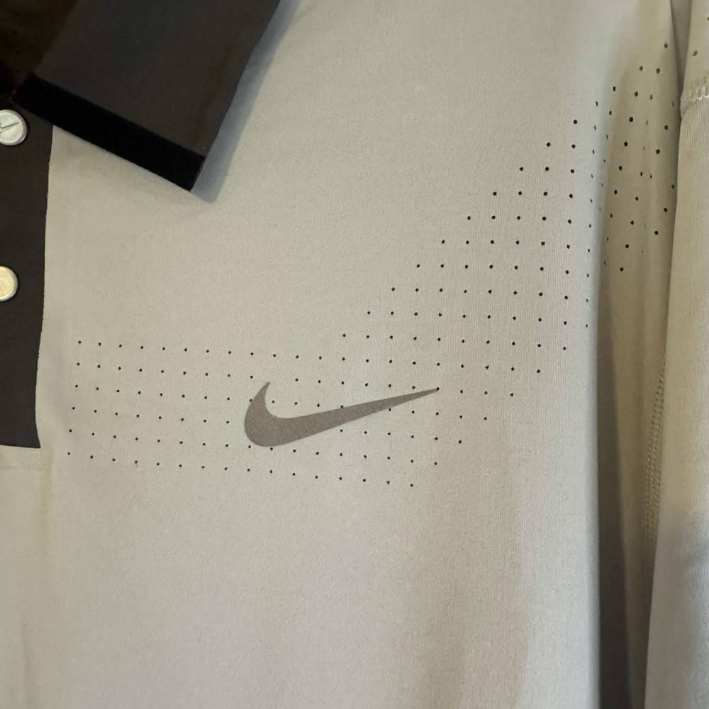 Nike Golf Tiger Woods Polo Shirt Men’s M Dri-Fit Golf Performance - Picture 3 of 11